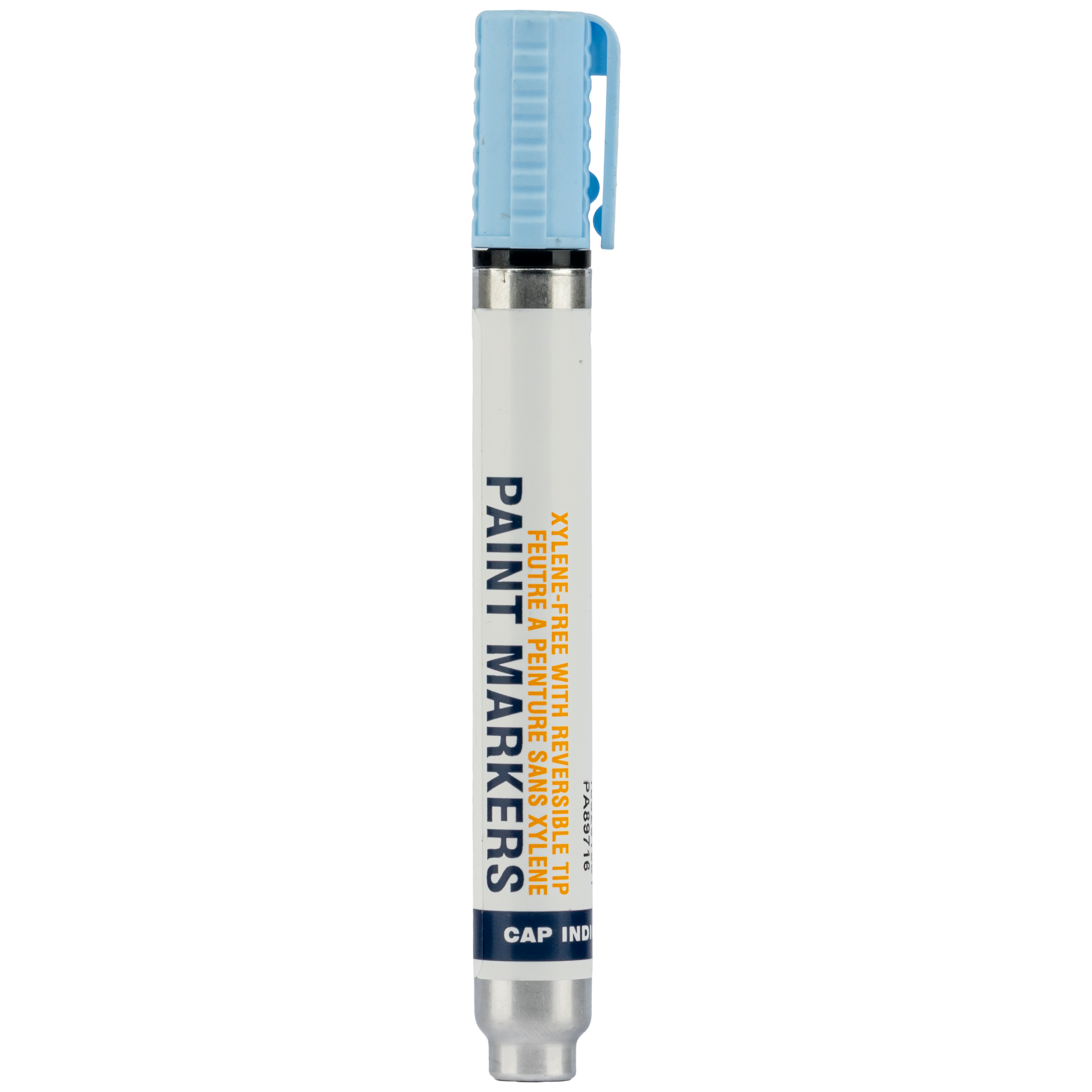 Xylene-Free Industrial Paint Markers with Reversible Tip - Light Blue - Q1